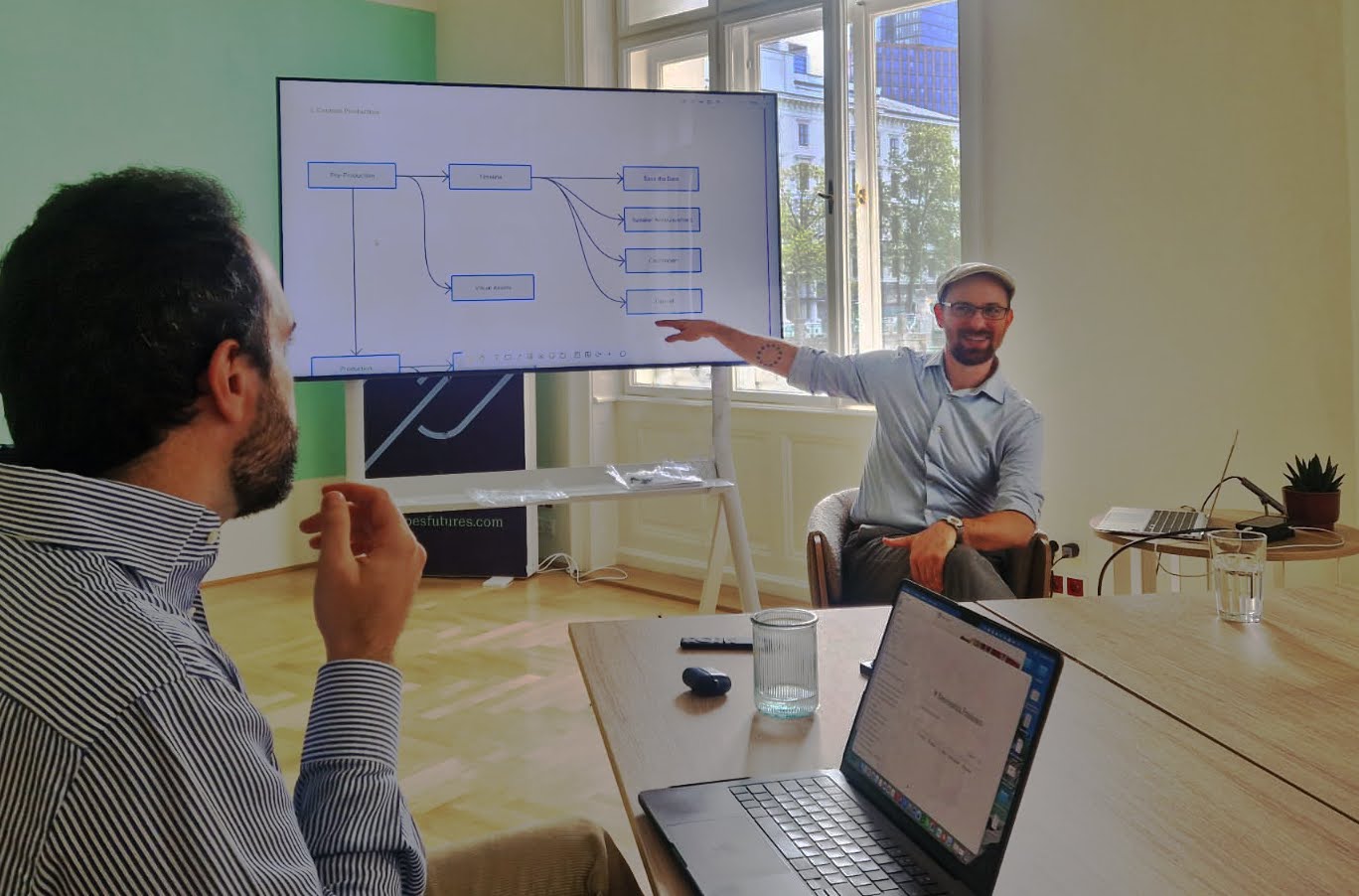 Live-Build am Bildschirm